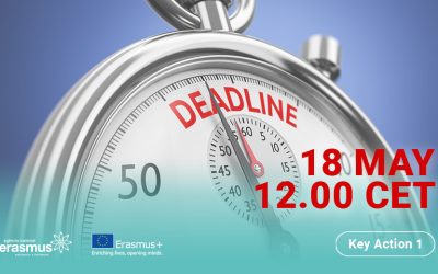 ERASMUS+: Deadline extension on Key Action 1 (KA1) – Learning mobility of individuals