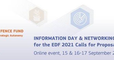 European Defence Fund Info Day and Networking Event on 15-17 September 2021