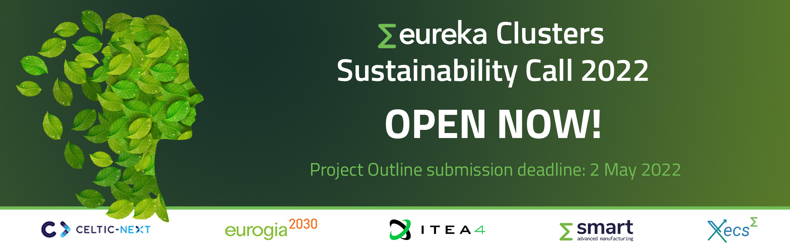 Participate in the Eureka Clusters Sustainability Call 2022